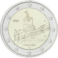 Deutschland-2-Euro-2022-Thüringen-Wartburg-J-I