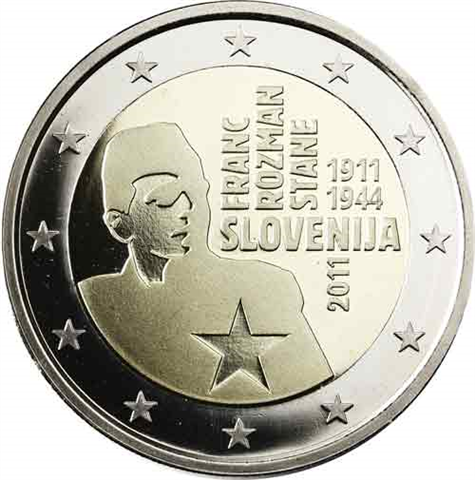 Slowenien-2-Euro-2011-PP-Franc-Rozman-I