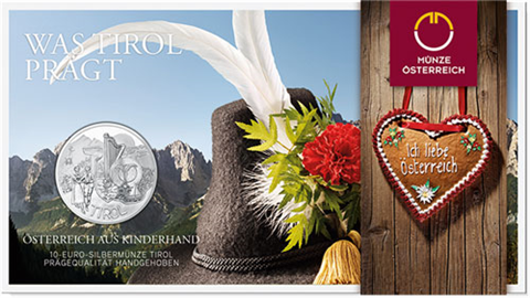 Österreich-10-Euro-2014-Silber-HGH-Aus-Kinderhand-Tirol-Folder
