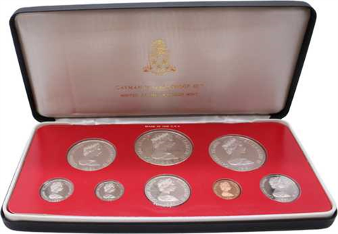 Cayman Islands-8,91 Dollar-1981-PP-KMS-Etui