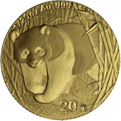 China-20Yuan-2002-AUstgl-ChinaPanda-VS