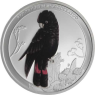 Australien-50 Cent-2013-AGpp-Red-Tailed Blck-Cockatoo-RS