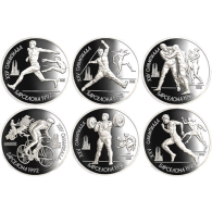Russland-6x1-Rubel-PP-Barcelona-Olympiade-RSVS