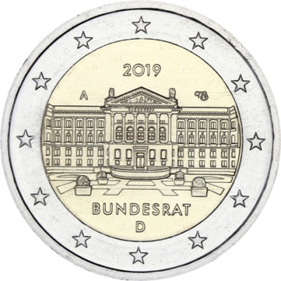 Deutschland-2-Euro-2019-Bundesrat-A