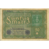 Ro62-DeutschesReich-50Mark-1919-Reichsbanknote-RS