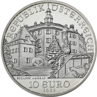 Österreich 10 Euro 2002 PP Österreich und sein Volk - Schloss Ambras I