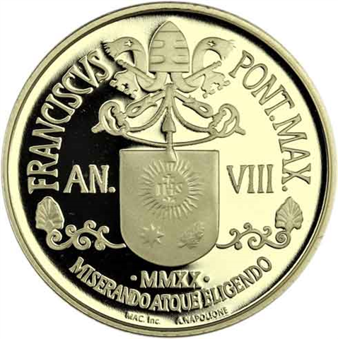 Vatikan-20-Euro-2020-Apostelgeschichte-Gold-PP-I