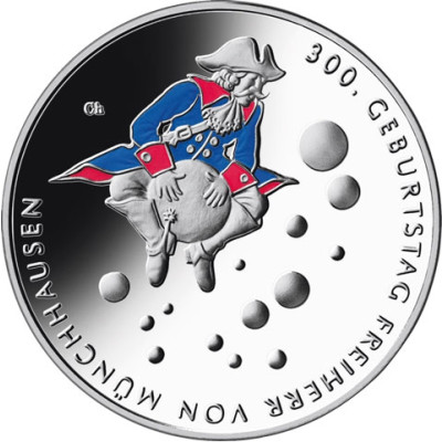 20 Euro Silber Münzen 2020 PP 300. Geburtstag Freiherr von Münchhausen 