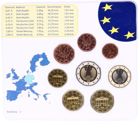 Deutschland-3,88 Euro-2003-Stgl-Kurs-MzzJ-RS