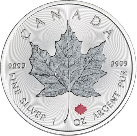 Kanada-5 Dollar-2016-AGstgl-Maple Leaf-Privy Farbe-RS