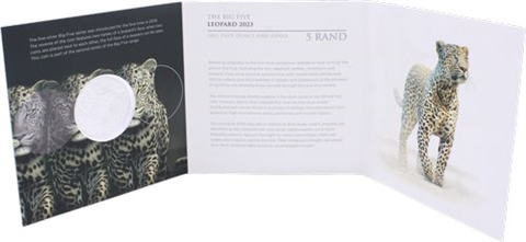 Süd Afrika-5 Rand-2023-AGstgl-Big Five Leopard-RS