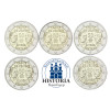 Deutschland 5 x 2 Euro 2013 bfr. Gemeinschaftsausgabe Elysee Vertrag Mzz. A - J