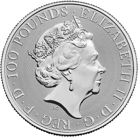Großbritannien-100Pfund-2023PtStg-YaleVonBeafort-RS
