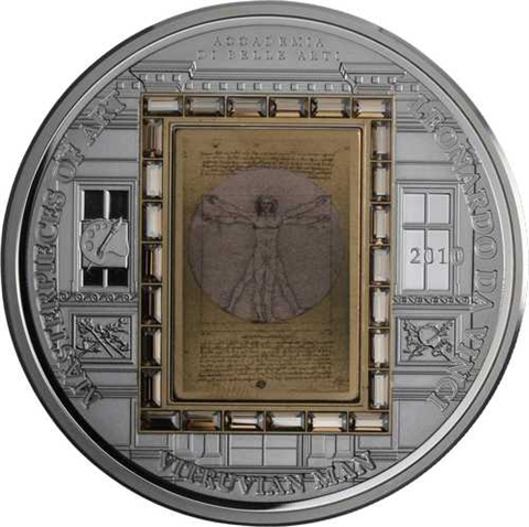 Cookinseln-20 Dollar-2010-AUAGpp-Window of Heaven Da Vinci-RS