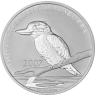 Australien-1-Unze-Silber-2007---1-Dollar-Kookaburra-RS