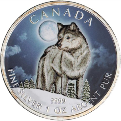 Kanda-5 Dollar-2011-AGstgl-Wolf-Farbe-RS