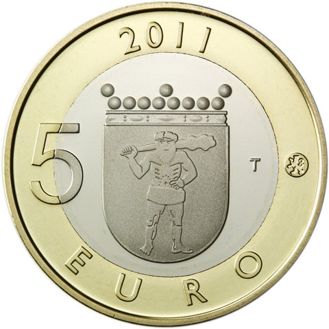 Finnland 5 Euro 2011 PP Provinzen - Lappland