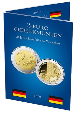 361755----Münzkarte-Deutschland-5-x-2-Euro-2020-Kniefall