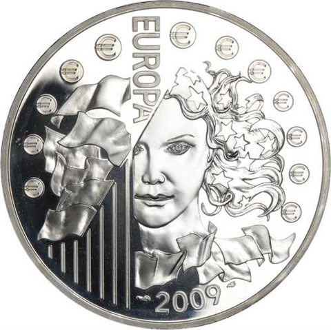 Frankreich-10Euro-2009-PP-Europa-VS