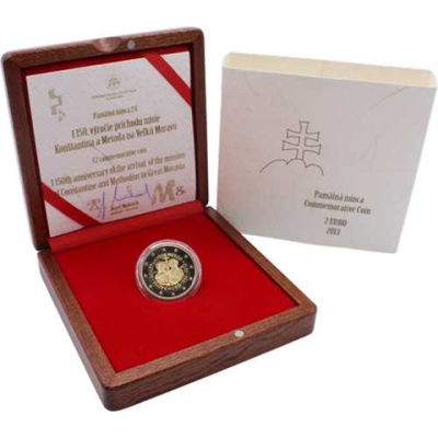 Slowakei-2 Euro-2013-PP-Byzantinische Mission-Etui