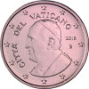 Vatikan 5 Cent 2016 bfr. Papst  Franziskus