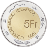 Schweiz-5Franken-1999-bfr-FêtedesVignerons-Winzerfest-Vevey-VS