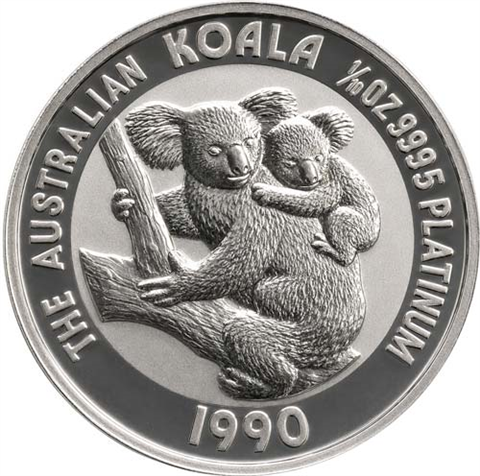 Australien-15-Dollar-1990-Platin-Koala-RS