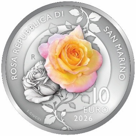 SanMarino-10Euro-2026-stgl-Rose-Farbe-RS