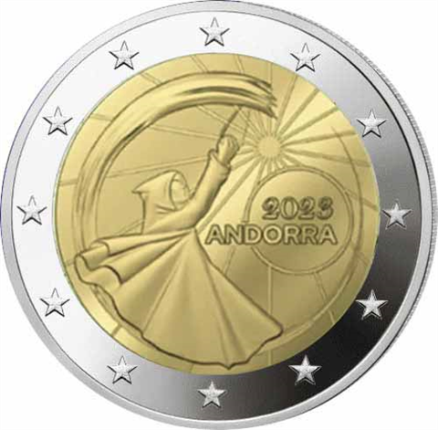 Andorra-2Euro-2023-Sommersonnenwende-RS