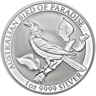 1 Oz Silbermünze Paradiesvogel Australien 2019 Manukode