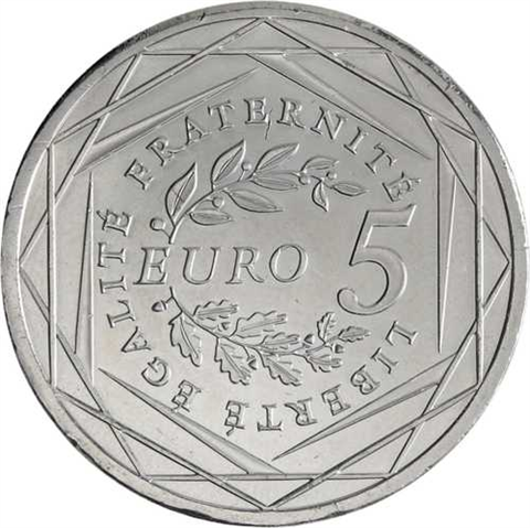 Frankreich-5 Euro-2008-Stgl-Säerin-RS