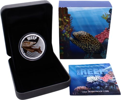 Australien-50 Cent-2010-AGpp-MorayEel-Farbe-RS
