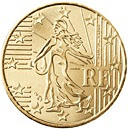 Frankreich 10 Cent 2001 bfr.