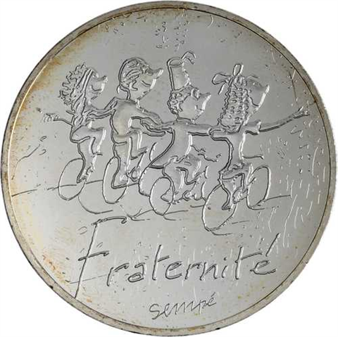 Frankreich-10 Euro-2014-AGstgl-Fraternite Freiheit Frühling-RS