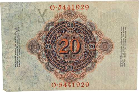 RO.47-20Mark-19.2.1914-gebraucht-VS