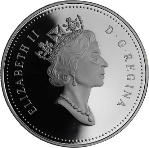 Kanada-1Dollar-2001-AGpp-1911 Dollar-Etui