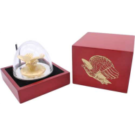 Ruanda-1000 FRW-2016-AGstgl-vergoldet-3D-Eagle Adler-Etui