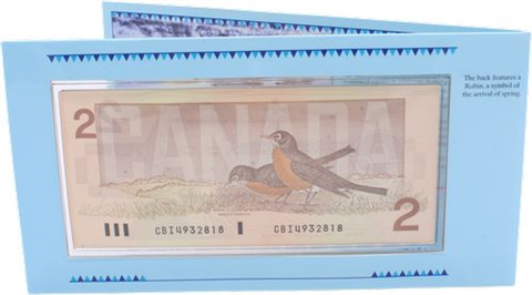 Kanada-2x2Dollar-1996-Eisbär-Two Dollar Change-Folder