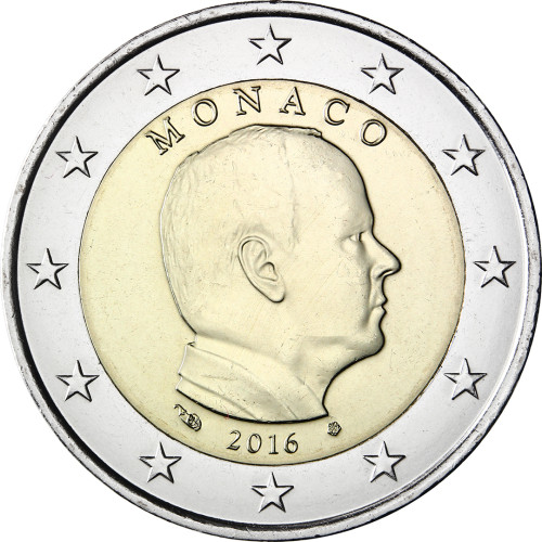2 Euro Kursmünze Monaco 2016