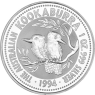Australien-1-Unze-Silber-1994---1-Dollar-Kookaburra-RS
