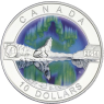 Kanada-10Dollar-2014-AG-Nordlichter-Farbe-VS