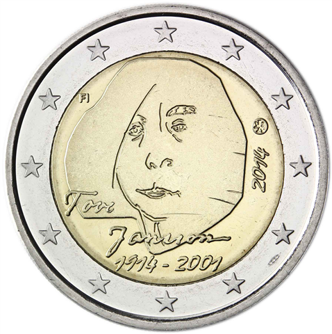 Finnland 2 Euro 2014 bfr. Tove Jansson