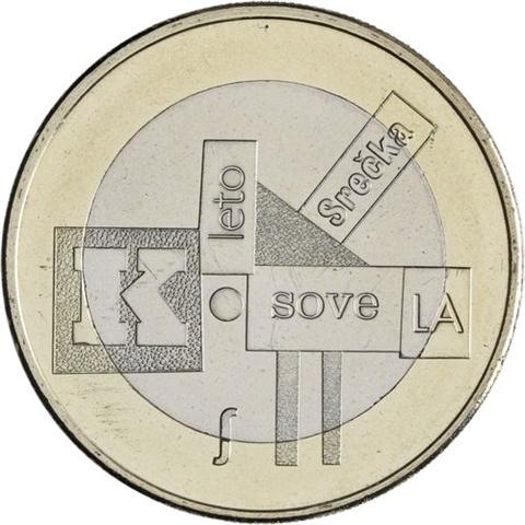 Slowenien-3 Euro-2026-bfr-Kosovel-RS