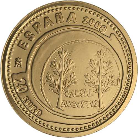 Spanien-20 Euro-2008-AUpp-Aureo-RS