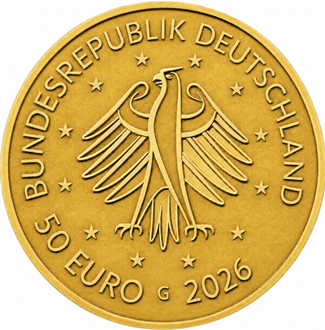 Deutschland-50-Euro-2026-Gold-Gestaltung-Etui