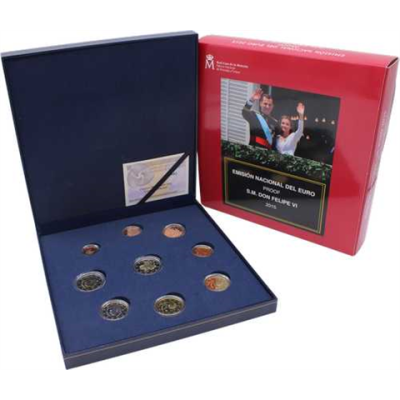 Spanien-5,88 Euro-2015-PP-KMS-Etui