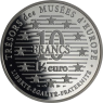 Frankreich-1,5 Euro 10 Francs-1996-AGpp-Elefant-VS