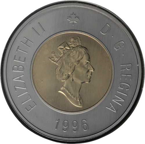 Kanada-2Dollar-1996-Eisbär-Folder RS