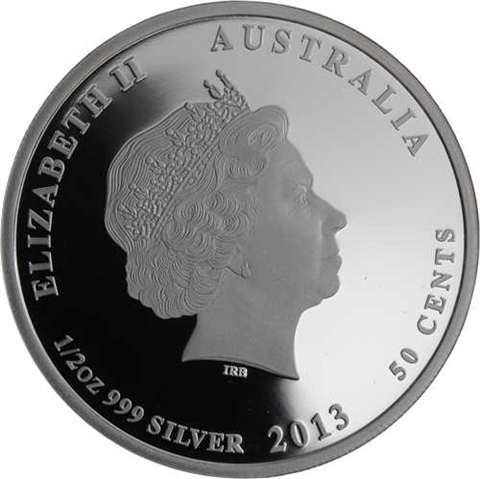 Australien-50 Cent-2013-AGpp-Rainbow Lorikeet-RS