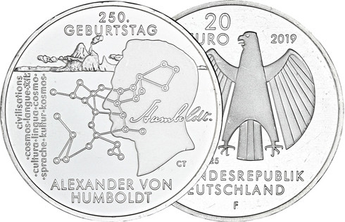 20-EUR-Gedenkmünze aus Silber